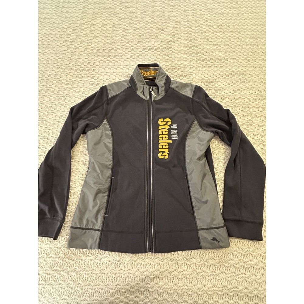 Pittsburgh Steelers Tommy Bahama Men's Medium Zip Up Pima Cotton Zip Up